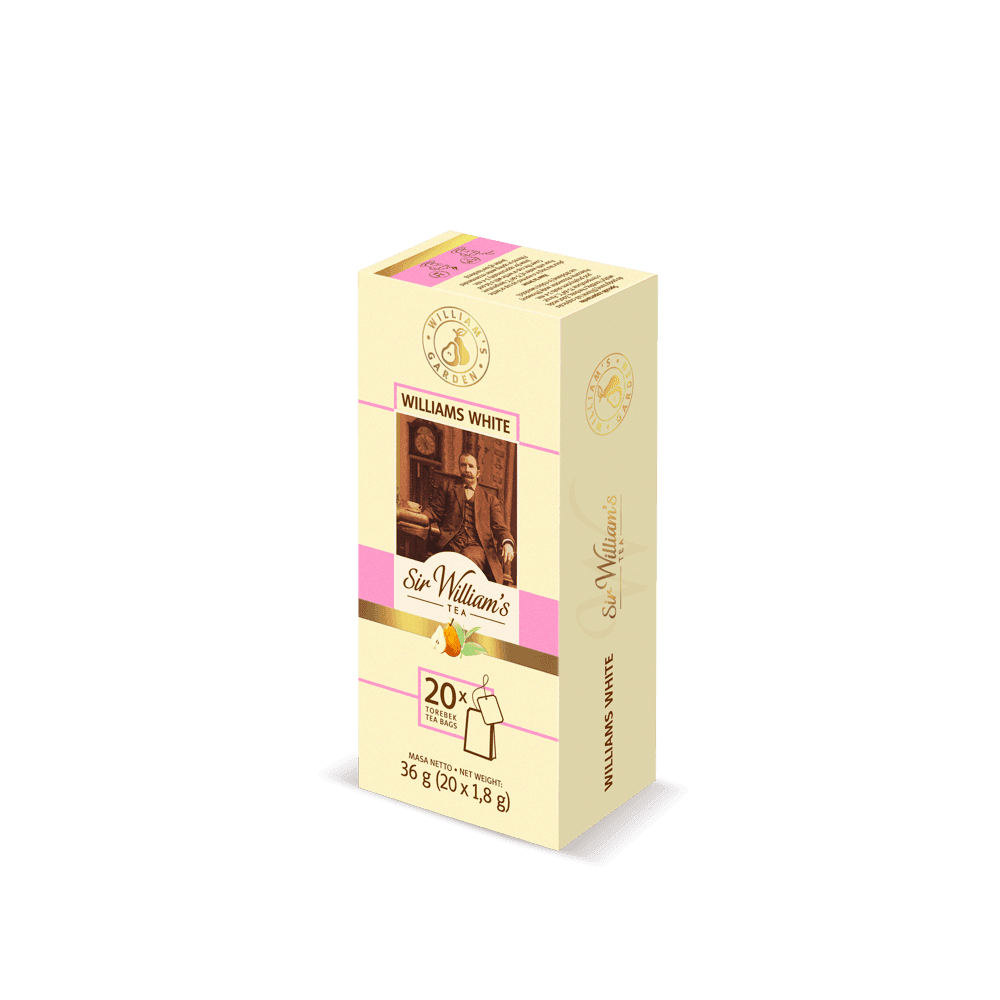 Biała Herbata Sir William's Tea Williams White 20 Saszetek