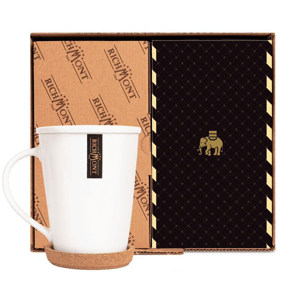 Herbata Richmont White Pearl of Fujian 40 Saszetek z Zestawem do Celebracji Herbaty Richmont