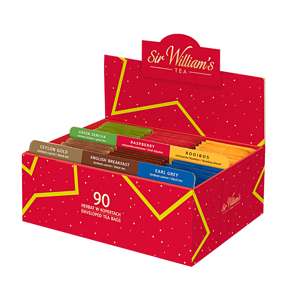 TEKTUROWY PREZENTER 90 HERBAT SIR WILLIAM’S TEA