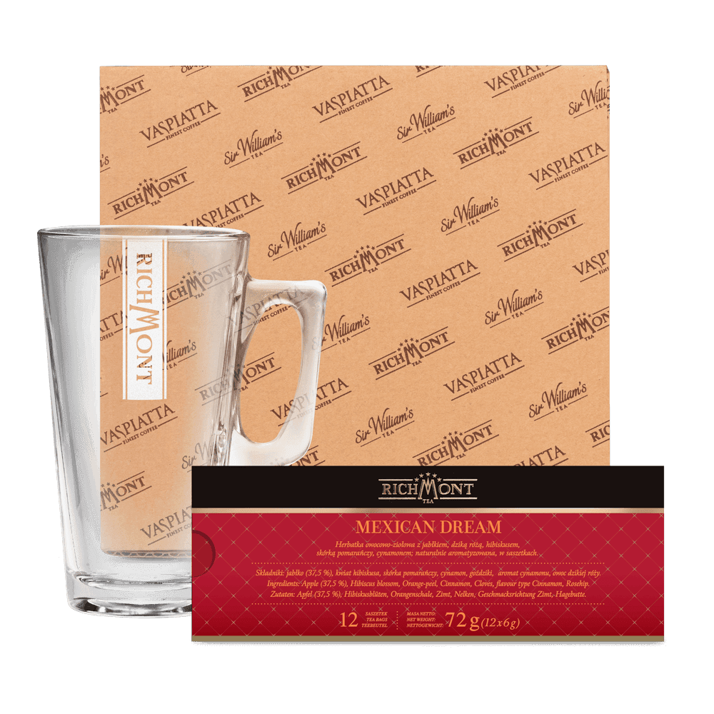 Zestaw Richmont Mexican Dream 12 Saszetek + Szklanka Richmont Hot