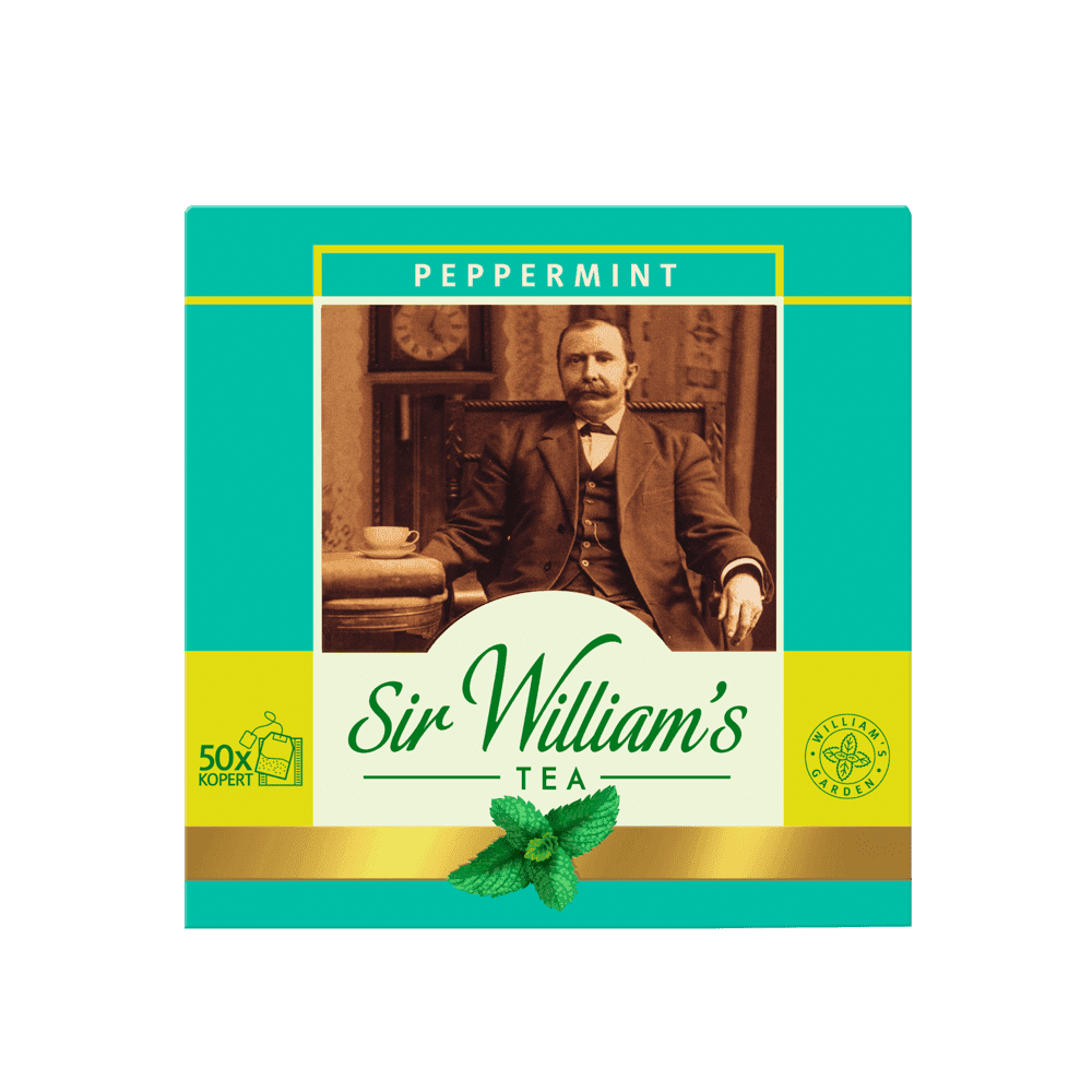 Herbatka Ziołowa Na Bazie Mięty Sir William's Tea 50 Saszetek