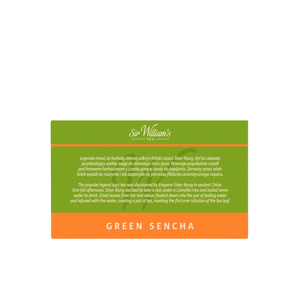 Zielona Herbata Sir William’s Tea Green Sencha 50 Saszetek