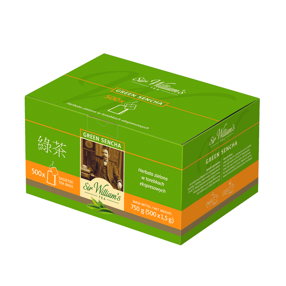 Zielona Herbata Sir William's Green Sencha 500 Saszetek