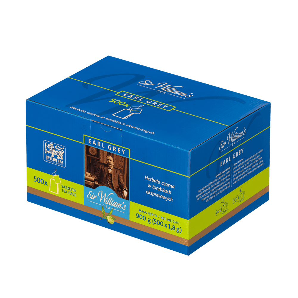 Czarna Herbata Sir William's Earl Grey 500 Saszetek