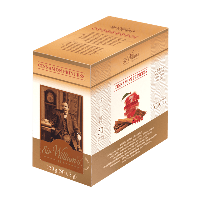 Herbata Sir William's Royal Cinnamon Princess 50 Saszetek