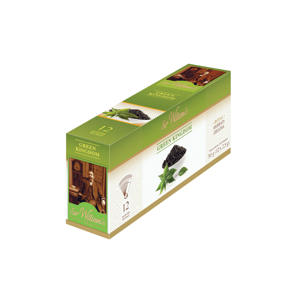 Zielona Herbata Sir William's Royal Green Kingdom 12 Saszetek 