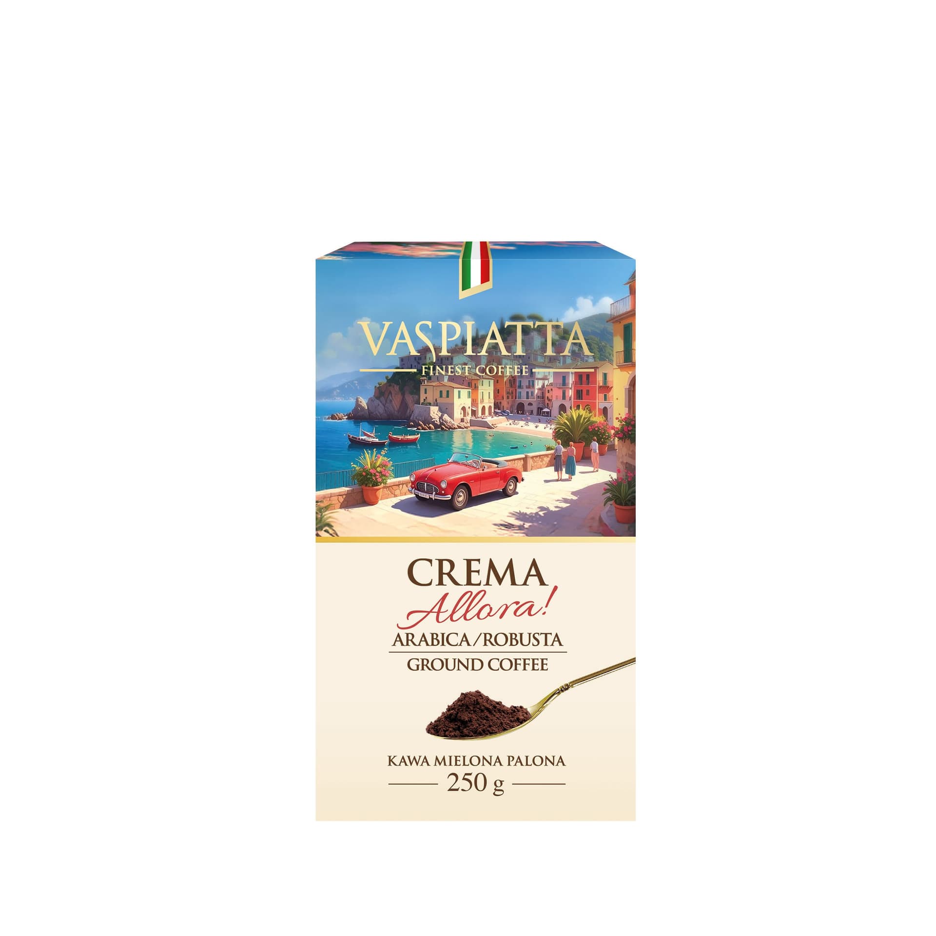 Kawa Mielona Vaspiatta Crema Allora 250g