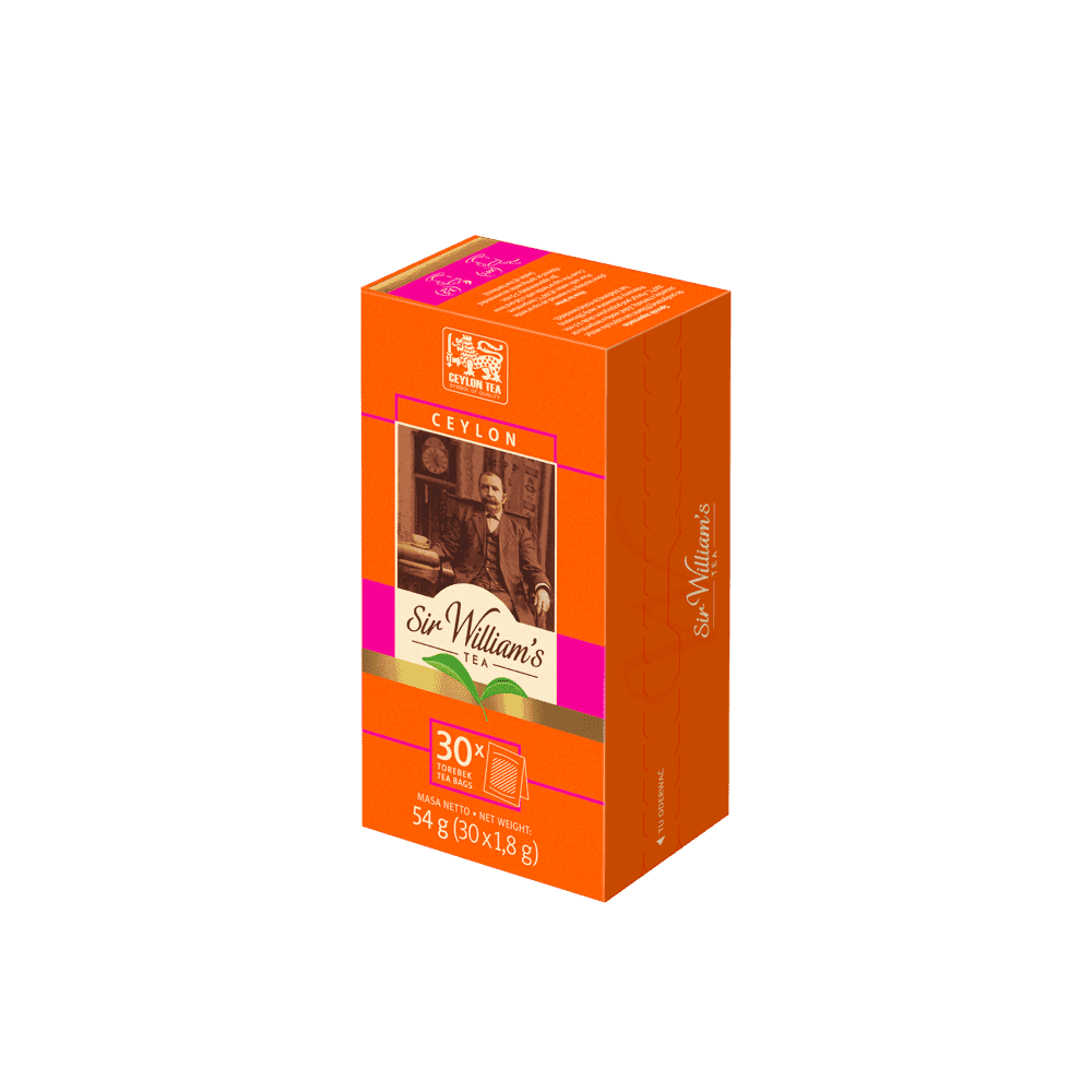 Czarna Herbata Sir William's Tea Ceylon Black 30 Torebek