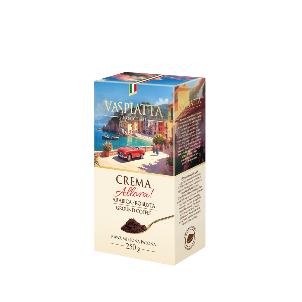 Kawa Mielona Vaspiatta Crema Allora 250g