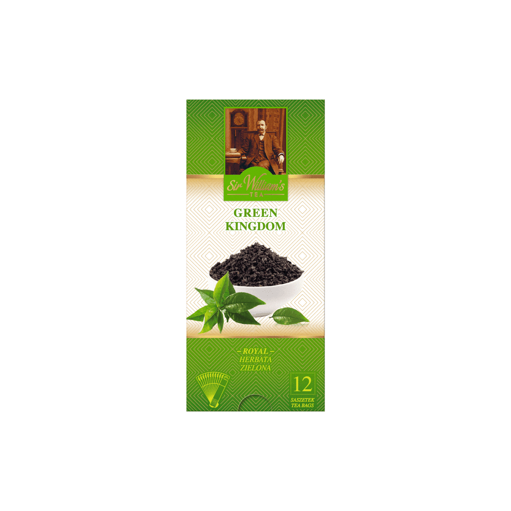 Zielona Herbata Sir William's Royal Green Kingdom 12 Saszetek 