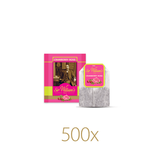 Owocowa Herbata Sir William’s Tea Cranberry Rose 500 Saszetek 