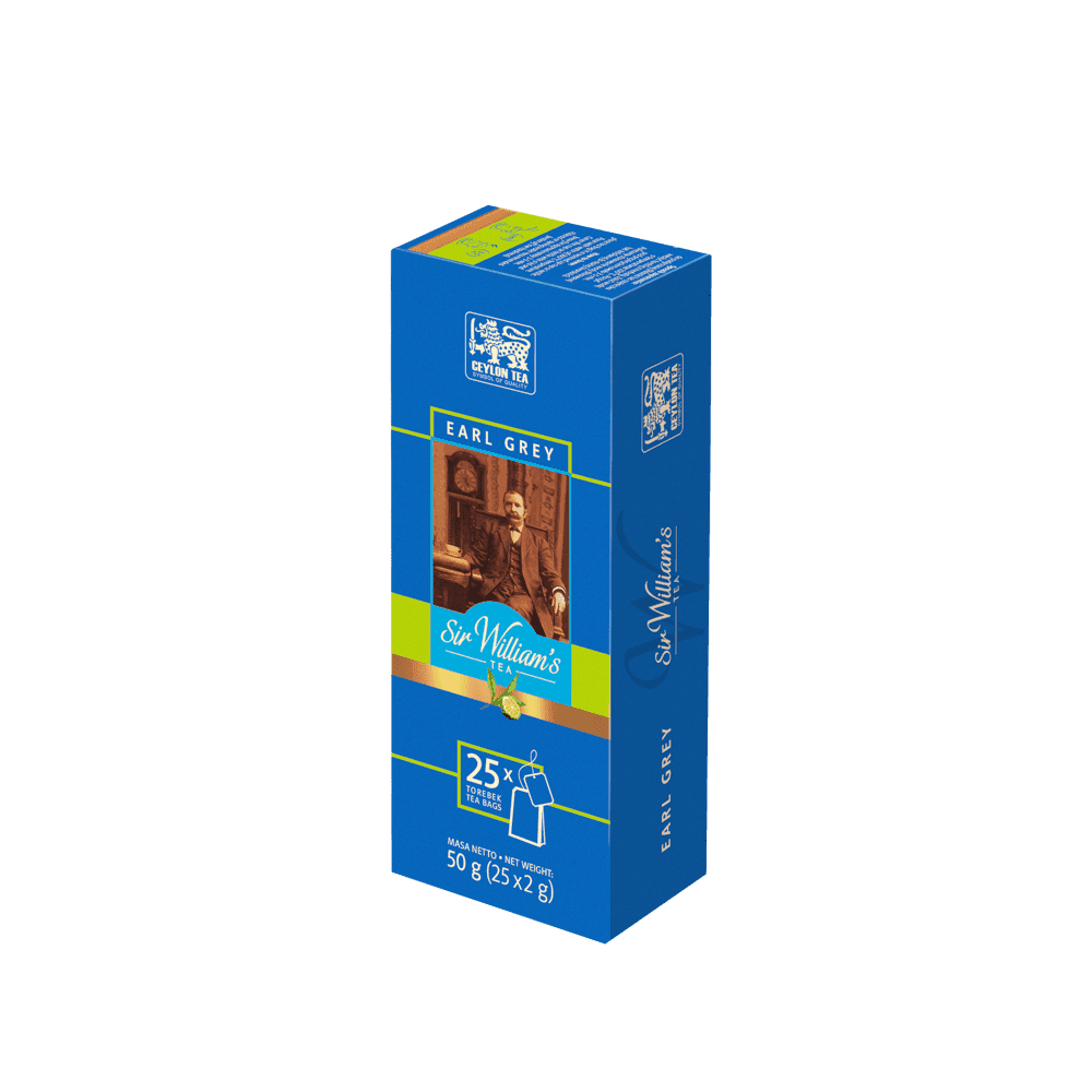 Czarna Herbata Sir William's Earl Grey 25 Saszetek