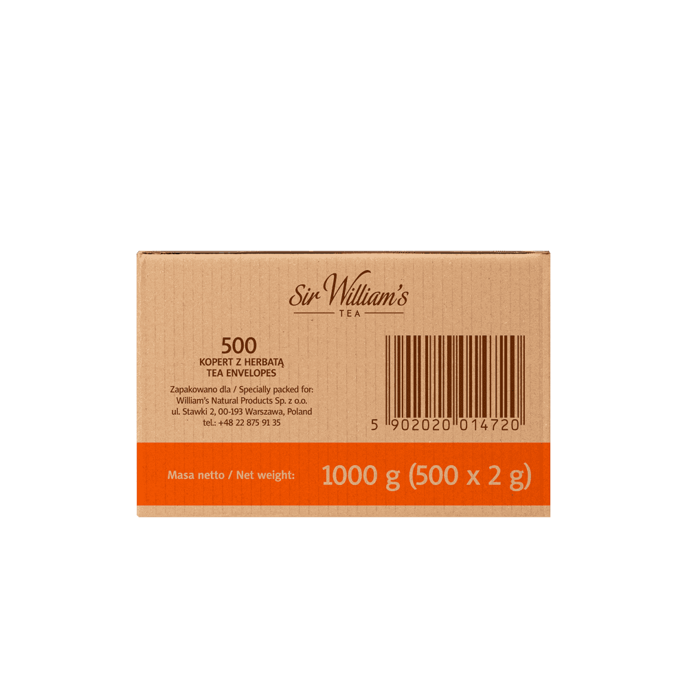 Czarna Herbata Sir William’s Tea English Breakfast 500 Saszetek 