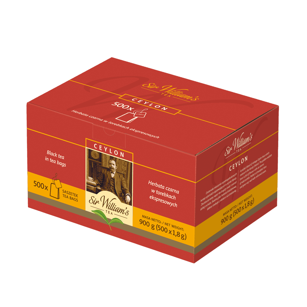 Czarna Herbata Sir William's Ceylon Black Tea 500 Saszetek