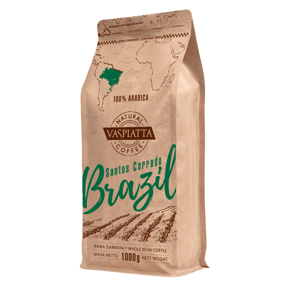 Kawa Ziarnista Vaspiatta Natural Brazil 1kg
