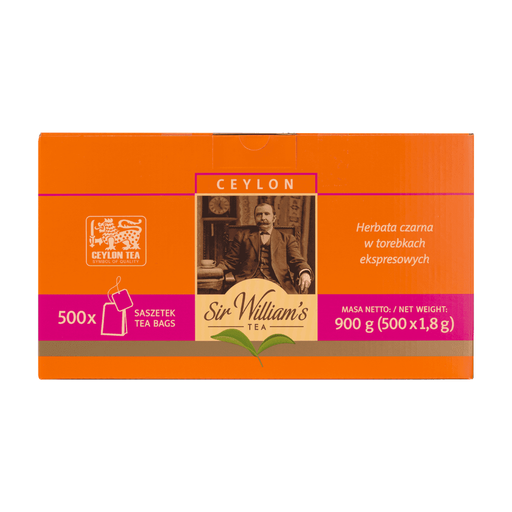 Czarna Herbata Sir William's Ceylon Black Tea 500 Saszetek