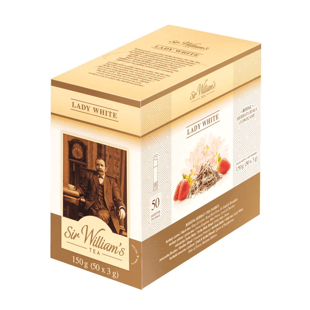 Biała Herbata Sir William's Royal Lady White 50 Saszetek