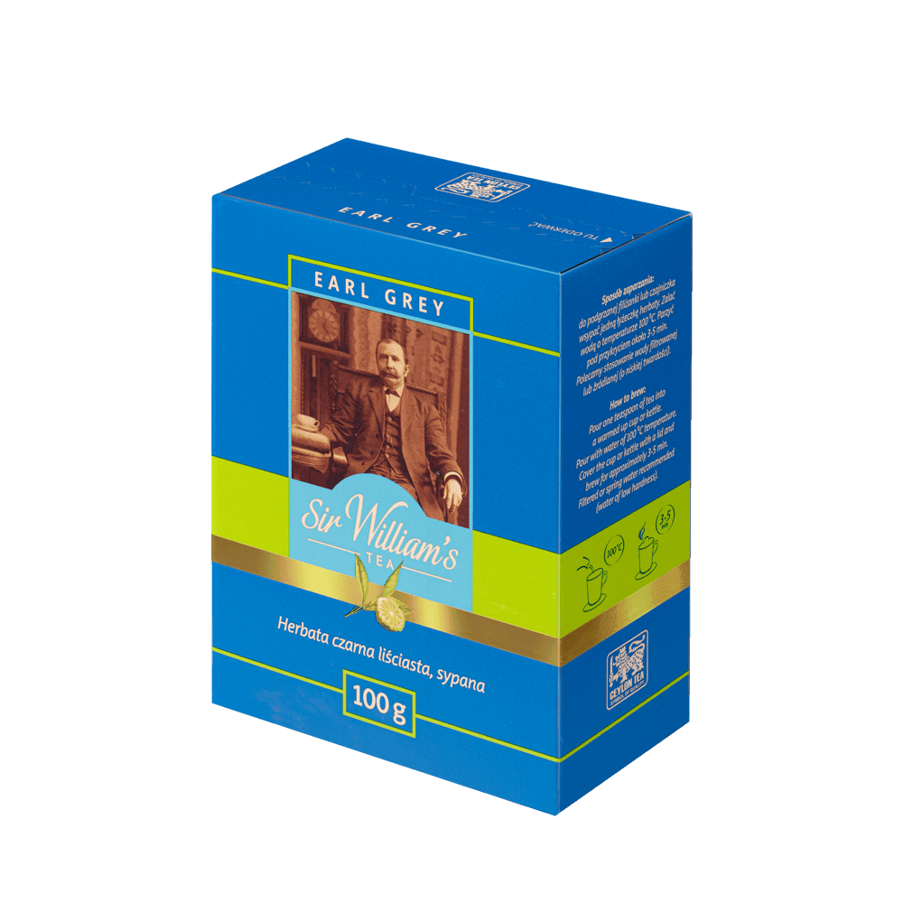 Liściasta Herbata Sir William's Tea Earl Grey 100g