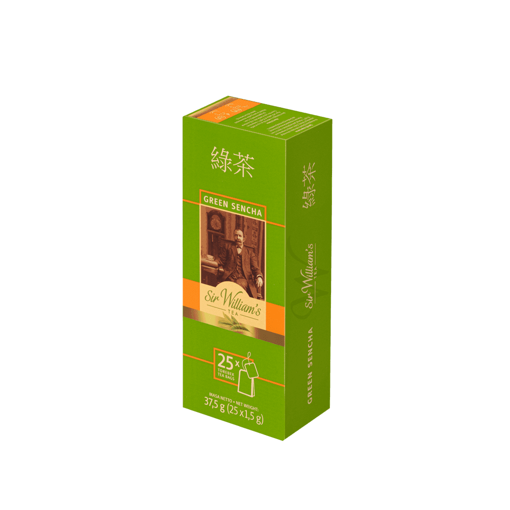 Zielona Herbata Sir William's Green Sencha 25 Saszetek 
