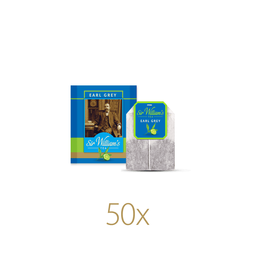 Czarna Herbata Sir William’s Tea Earl Grey 50 saszetek 