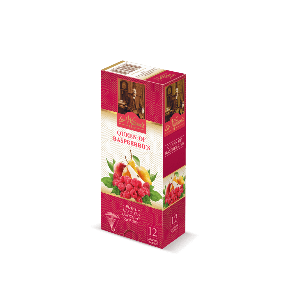 Owocowo-Ziołowa Herbatka Sir William's Royal Queen of Raspberries 12 Saszetek 