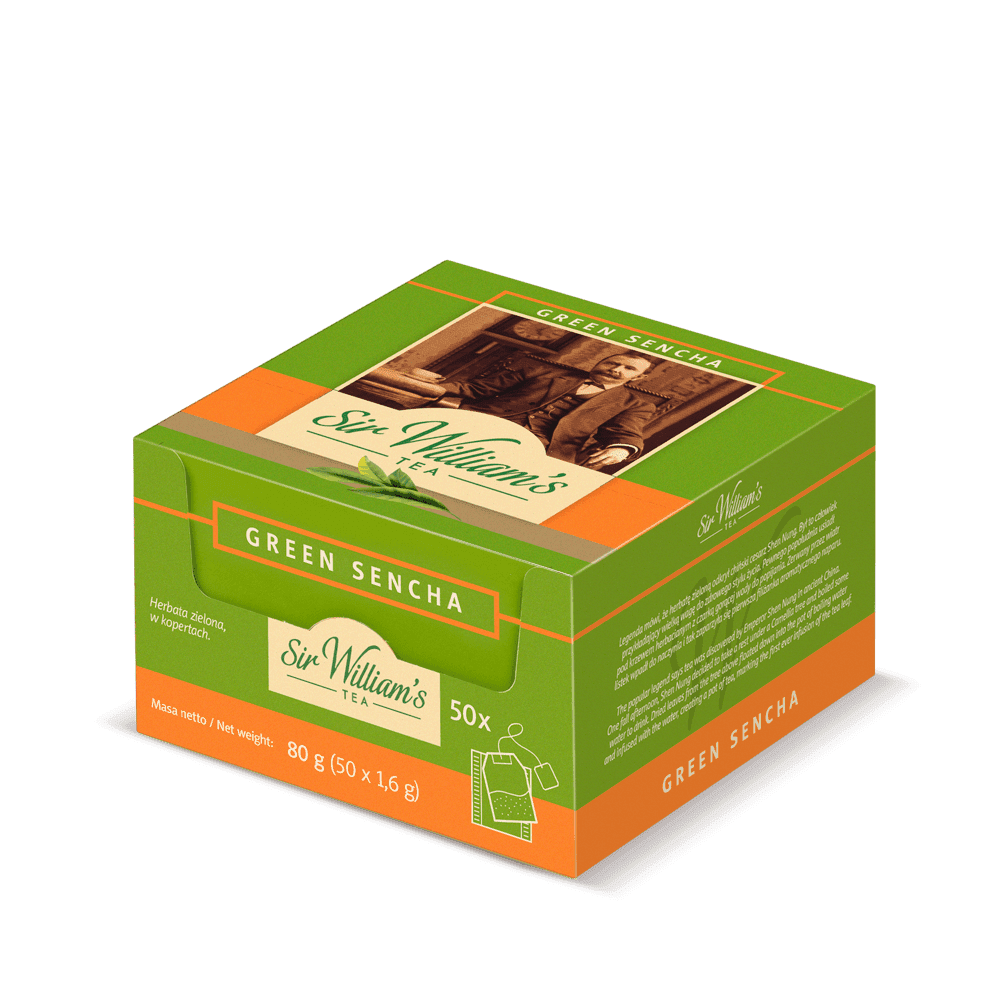 Zielona Herbata Sir William’s Tea Green Sencha 50 Saszetek