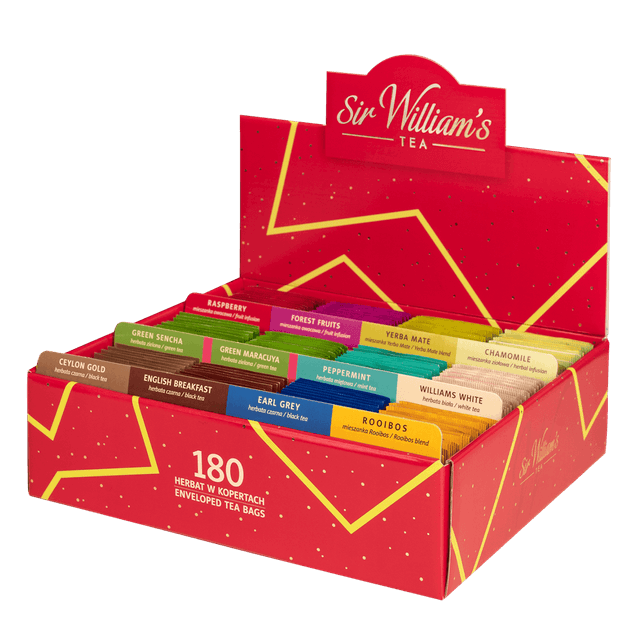 TEKTUROWY PREZENTER 180 HERBAT SIR WILLIAM’S TEA