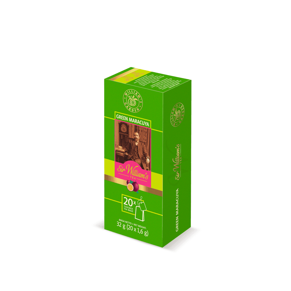 Zielona Herbata Sir William’s Tea Green Maracuja 20 Saszetek
