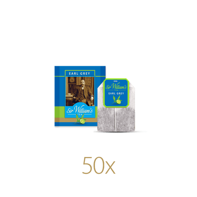 Czarna Herbata Sir William’s Tea Earl Grey 50 saszetek 