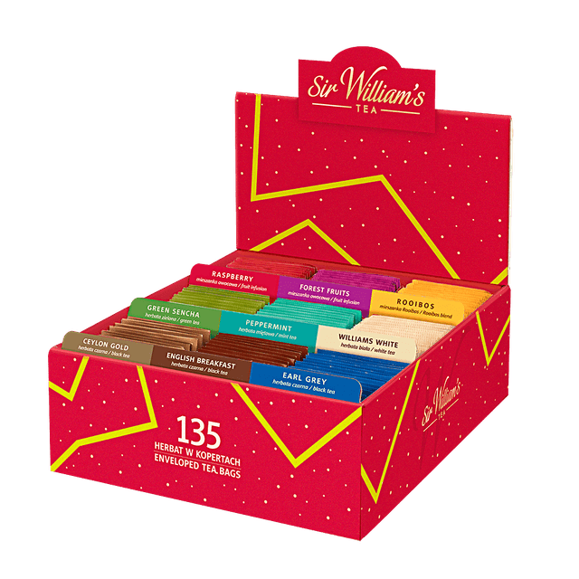 TEKTUROWY PREZENTER 135 HERBAT SIR WILLIAM’S TEA