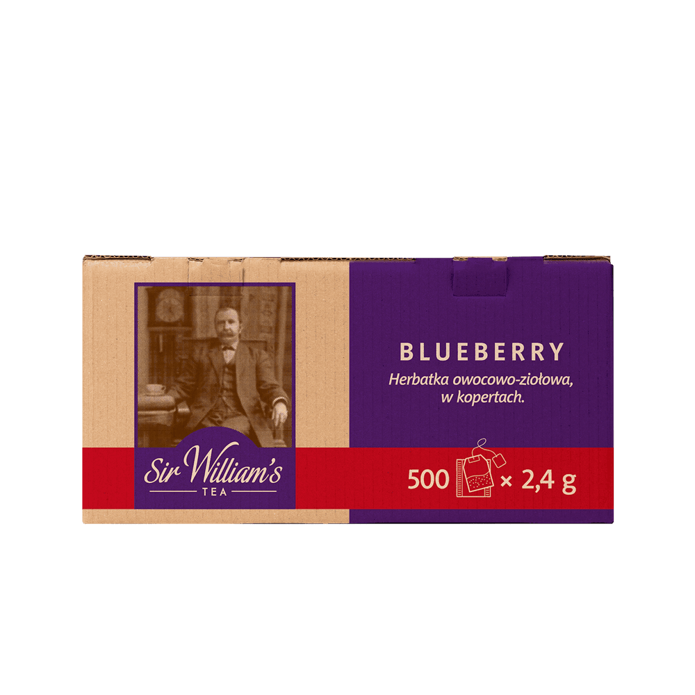 Owocowa Herbata Sir William's Tea Blueberry 500 Saszetek