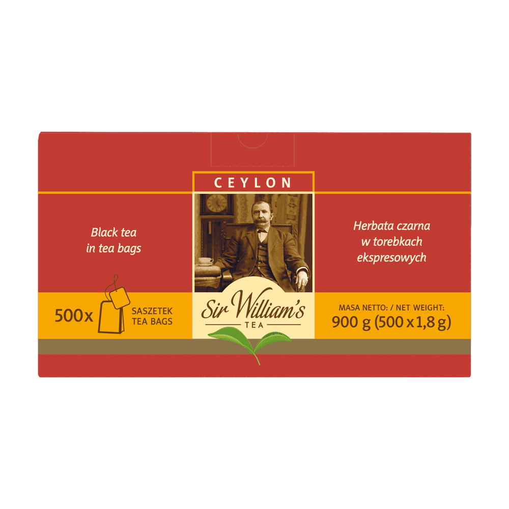 Czarna Herbata Sir William's Ceylon Black Tea 500 Saszetek