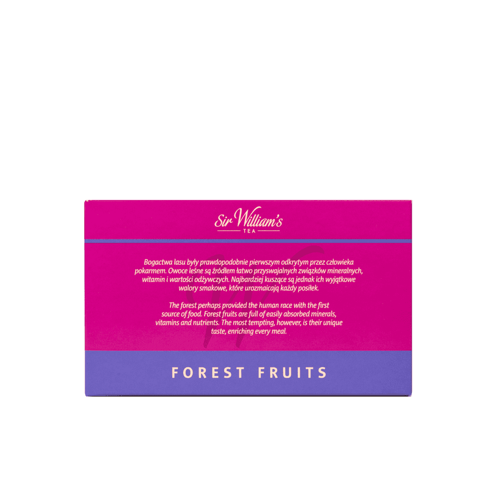 Owocowa Herbata Sir William’s Tea Forest Fruits 50 Saszetek 