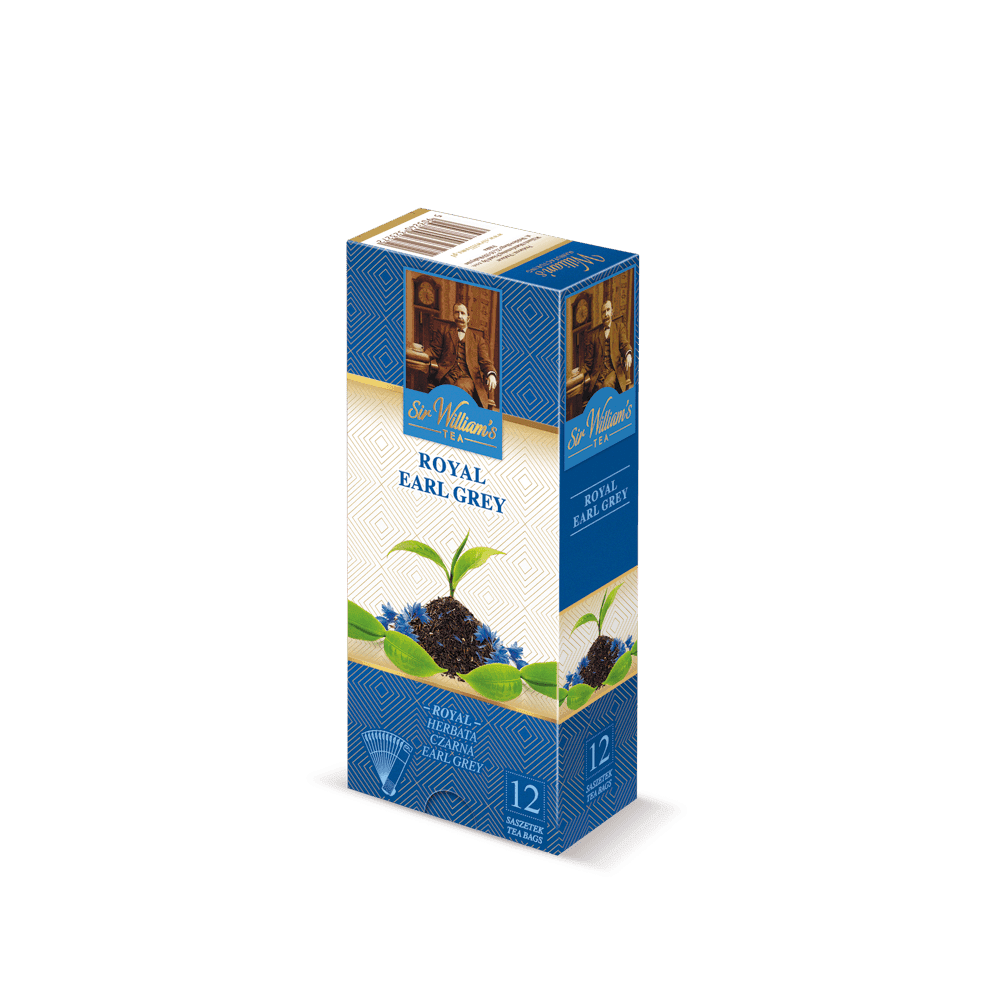 Czarna Herbata Sir William's Royal Earl Grey 12 Saszetek