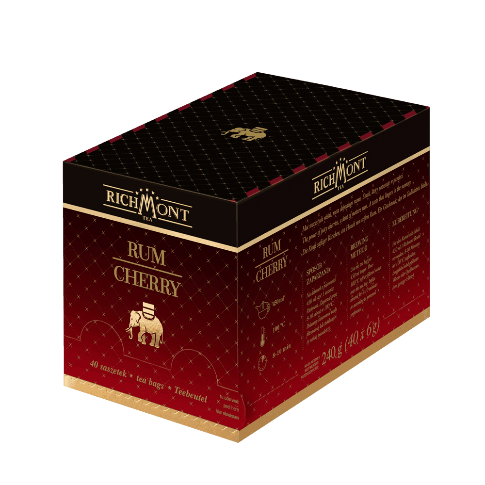 Owocowo-Ziołowa Herbatka Richmont Rum Cherry 40 Saszetek