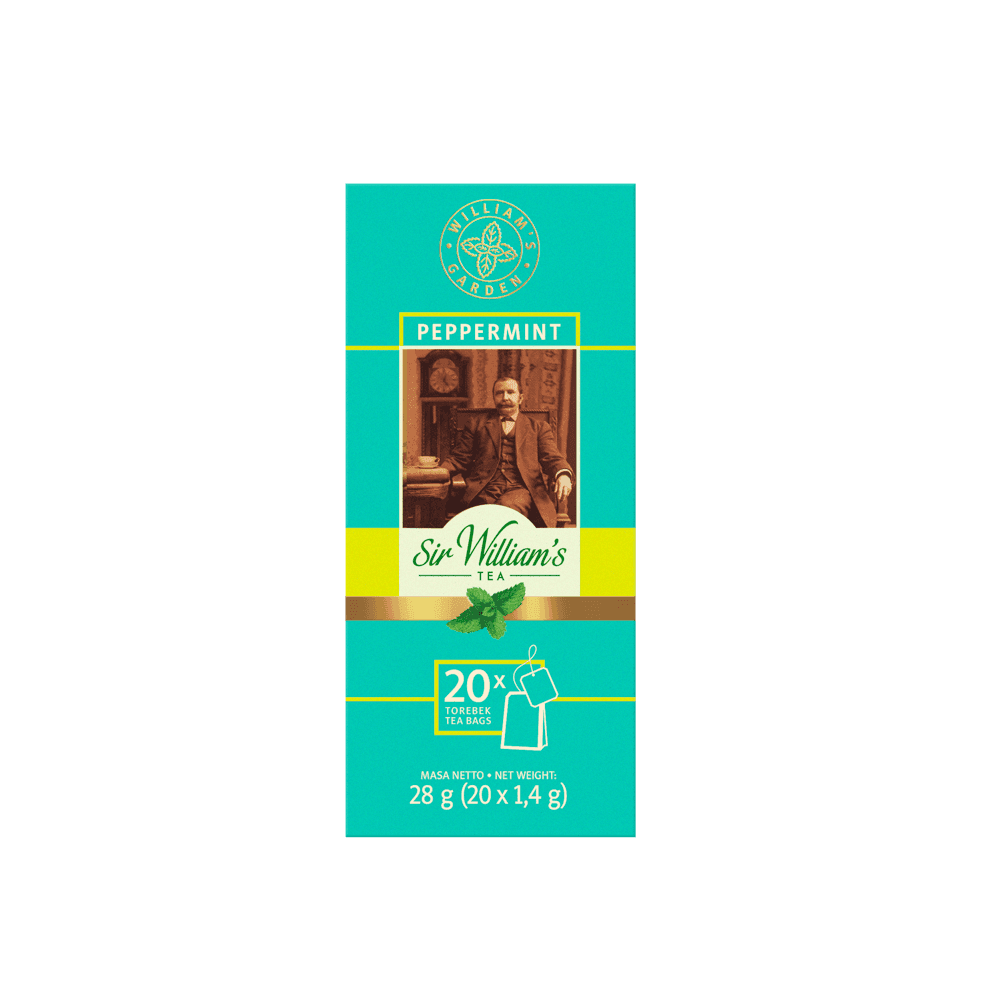 Herbatka Ziołowa Na Bazie Mięty Sir William's Tea 20 Saszetek 