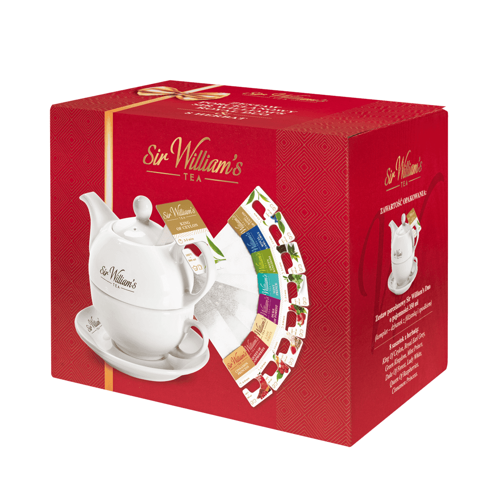 Zestaw Porcelanowy Sir William's Royal DUO & 8 Herbat