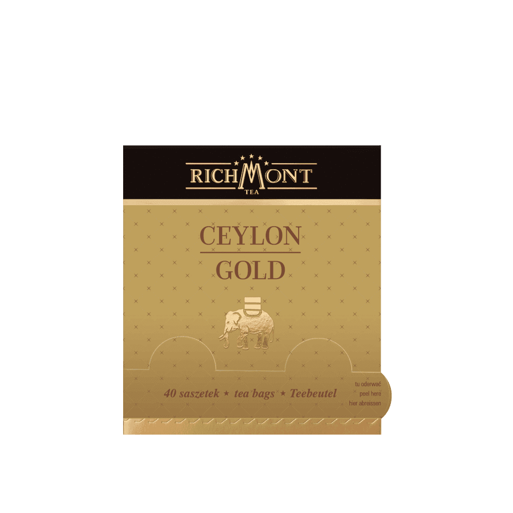 Czarna Herbata Richmont Ceylon Gold 40 Saszetek