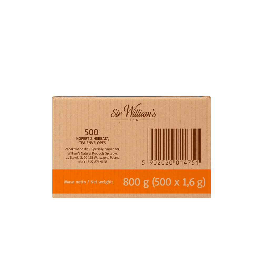 Zielona Herbata Sir William’s Tea Green Sencha 500 Saszetek