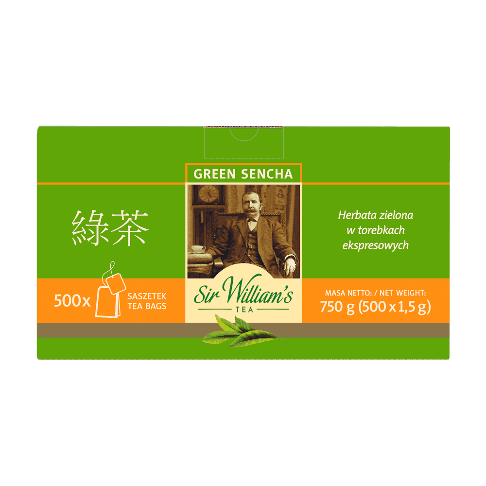 Zielona Herbata Sir William's Green Sencha 500 Saszetek