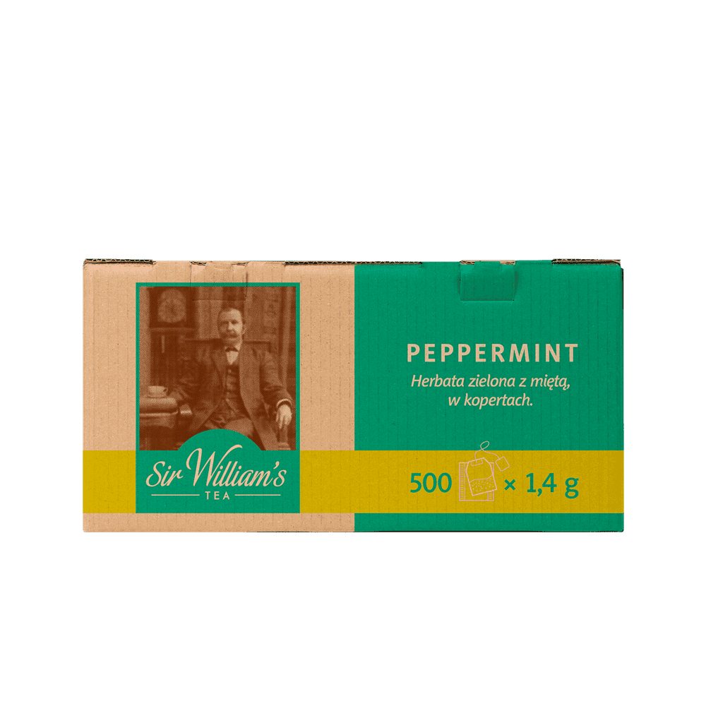 Zielona Herbata Sir William’s Tea Peppermint 500 Saszetek