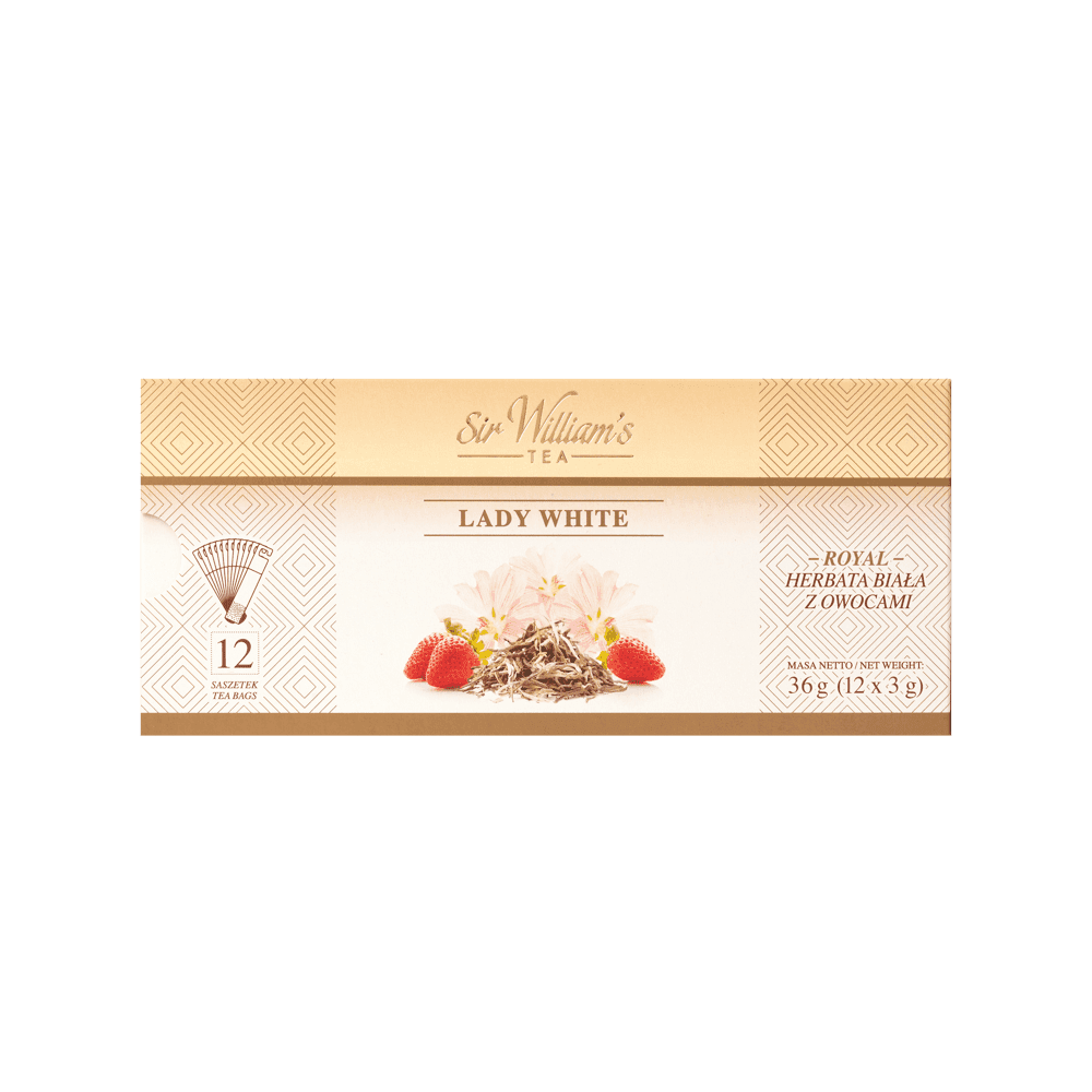 Biała Herbata Sir William's Royal Lady White 12 Saszetek 