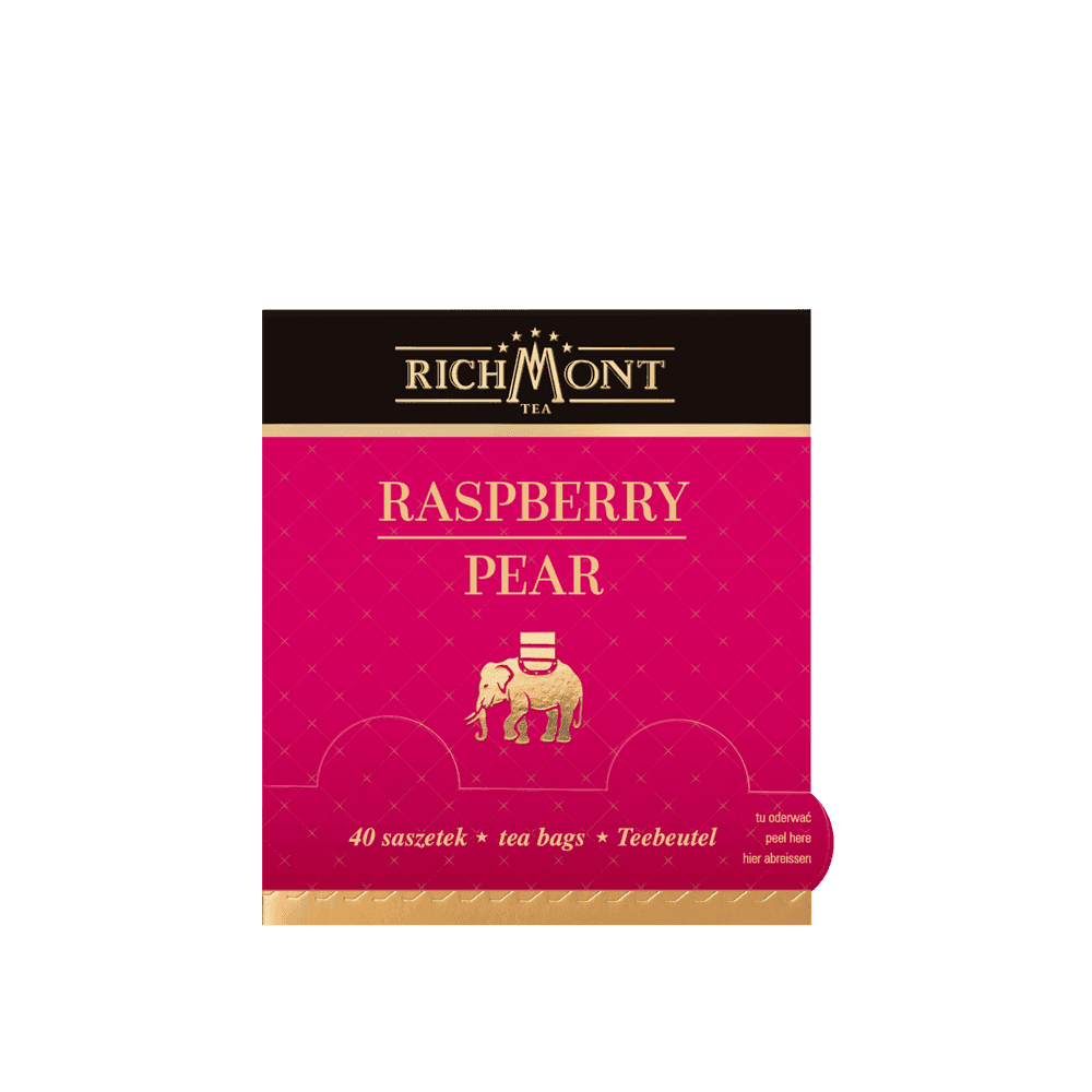 Owocowo-Ziołowa Herbatka Richmont Raspberry Pear 40 Saszetek 