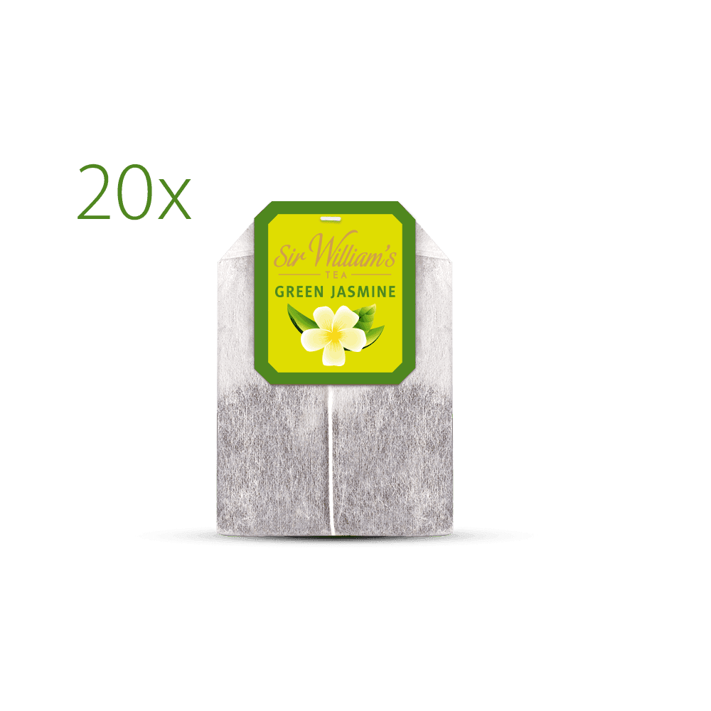 Zielona Herbata Jaśminowa Sir William's Tea Green Jasmine 20 Saszetek