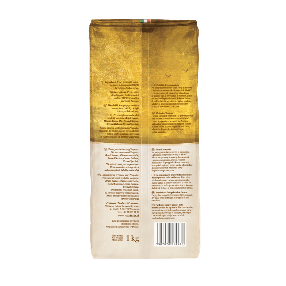 Kawa Ziarnista Vaspiatta Etiopia Africana 1kg