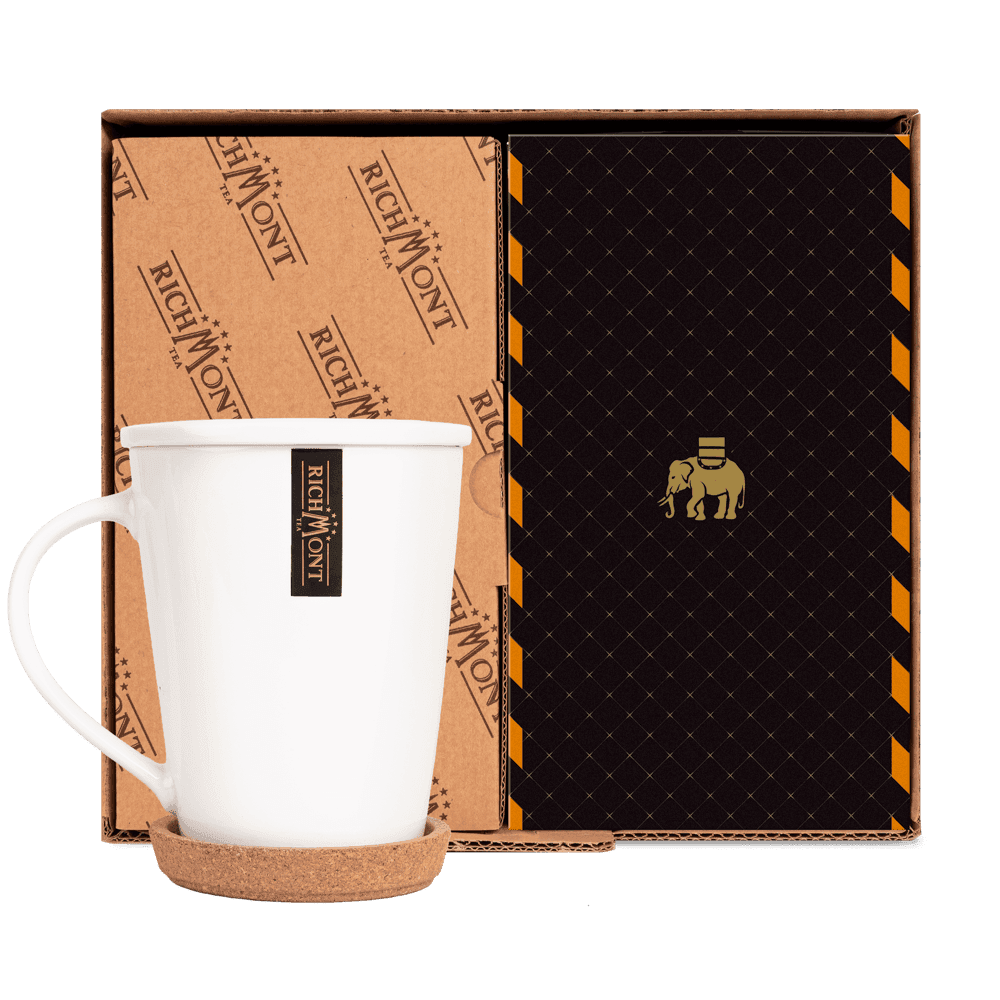 Herbatka Richmont Spicy Cinnamon 40 Saszetek z Zestawem do Celebracji Herbaty Richmont