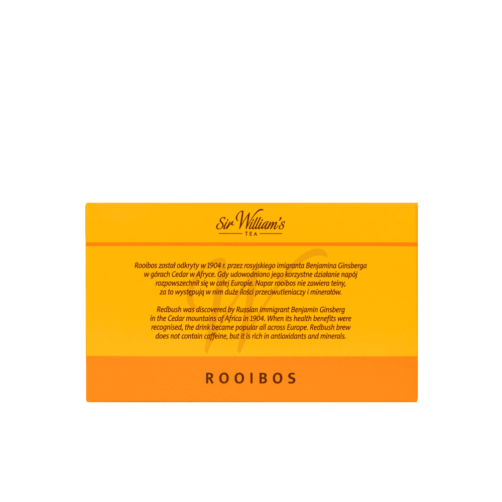 Herbata Sir William’s Tea Rooibos 50 Saszetek