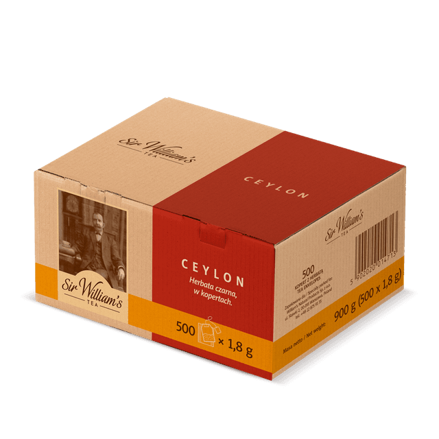 Czarna Herbata Sir William’s Tea Ceylon 500 Saszetek 