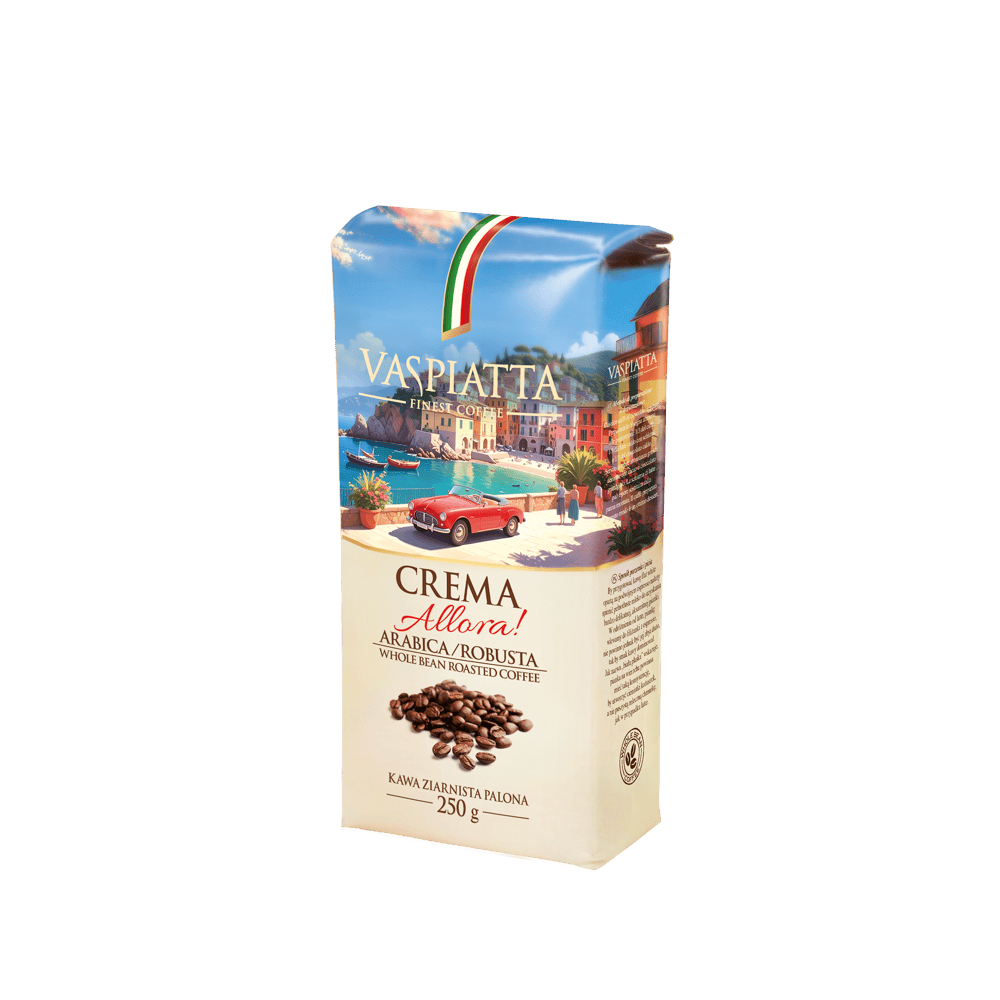 Kawa Ziarnista Vaspiatta Crema Allora 250g