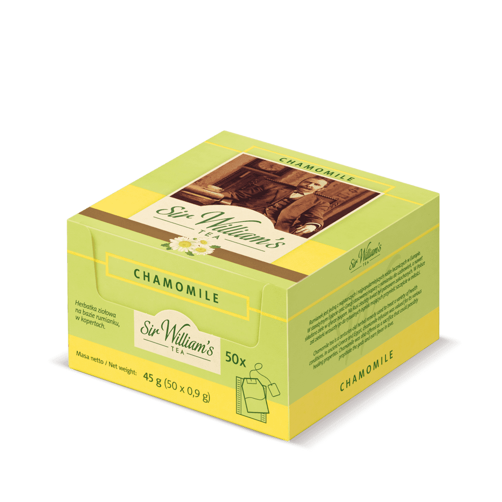 Ziołowa Herbata Sir William’s Tea Chamomile 50 Saszetek